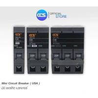 ราคา เซอร์กิตเบรกเกอร์ เมนเบรกเกอร์ ลูกย่อย Circuit Breaker 1P / 2P / 3P ขนาด 10A-63A รุ่น CM1-63 USA (Plug-on) (44506744476)