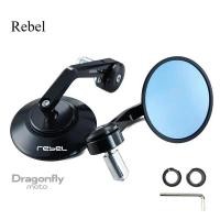 ราคา สำหรับ Honda Rebel 300 Rebel 500 CMX Rebel300 Rebel500 7/8 "22mm รถจักรยานยนต์ปลายบาร์กระจกย้อนยุคปลายแฮนด์กระจกมองหลัง (47606884491)