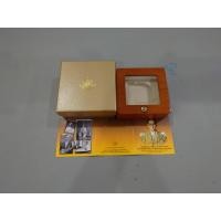 ราคา กล่องไม้ฝาใส ตรงรุ่นสำหรับใส่เหรียญทองคำถวายพระเพลิง ร9 พร้อมใบเซอร์ (หรือใส่เหรียญขนาดตลับวงนอก 4.5 เซน) ผ่านใช้ สภา... (28663978084)