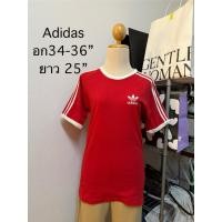 ราคา เสื้อยืด adidas มือสองสภาพดี (48656671763)