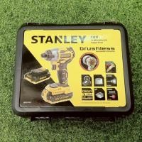 ราคา STANLEY สว่านไขควงกระแทกไร้สาย 18V Brushless รุ่น SBI201D2K-B1 (52606687684)