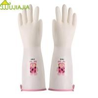 ราคา จูเจีย ครัวไนไตรล์ถุงมือล้างจานตุ๊กตาผู้หญิงฤดูใบไม้ร่วงและฤดูหนาวทําความสะอาดในครัวเรือนทนทานกันน้ํายางหนัง ผู้หญิง (43127174813)