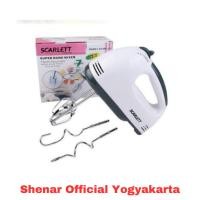 ราคา Scarlett Hand Mixer 7 Speed ง่ายต่อการถือ Super Hand Mixer เครื่องตีไข่ (53056183477)