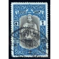 ราคา 2455 แสตมป์รัชกาลที่ 6 ชุดเวียนนา ดวง 1 บาท ใช้แล้ว (25256997689)