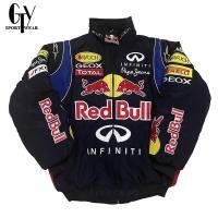 ราคา GTY F1 สีแดง BULL JACKET Cool ผู้ชายเบสบอลโลโก้แจ็คเก็ตการออกแบบเกาหลีเหมาะสําหรับ Motorsport Streetwear (52356195289)