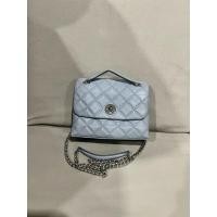 ราคา (กระเป๋า Kate Spade Newyork Natalia Small Flap สีเทาอมฟ้า มือสอง สภาพ95% ใส่โค้ดส่วนลดเหลือ 2100฿ (28952180695)