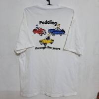 ราคา เสื้อวินเทจมือสอง 90s Pedaling through the years vintage t shirt single stitch size XL (44372831961)