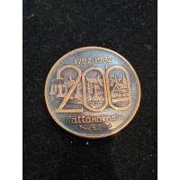 ราคา เหรียญที่ระลึกสมโภชกรุง 200 ปี ขนาด5 เซ็น เนื้อทองแดงรมดำ (16480816789)