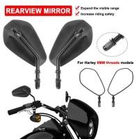 ราคา Motorcycle Rearview Mirrors For Harley Davidson Dyna Touring Sportster Softail Street Bob Road King (54906744232)