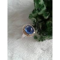 ราคา แหวนเงินแท้ ไพลินแอฟริกาพลอยแท้ เนื้อแก้วสวย (292043995)