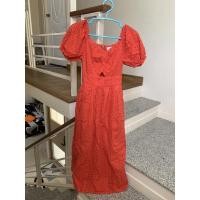 ราคา Dress ยาวลูกไม้สีส้ม (18209203703)