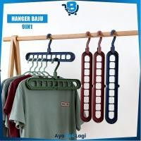 ราคา GANTUNGAN 9IN1 Magic Hanger 9 Hole Clothes Organizer/ไม้แขวนเสื้อมัลติฟังก์ชั่นซักรีดDrying Rack ABL C125 (56705812533)