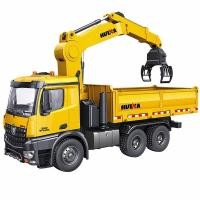 ราคา Huina 1575 รถดั้มคีบเหล็ก รถก่อสร้าง 1/14 รถบังคับวิทยุ 2.4Ghz Rc (25640702275)