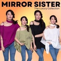 ราคา Mirrorsister 30701.2 เสื้อทรง4เหลี่ยมระบายปีกค้างคาว ด้านขวาแต่งสายเดี่ยวเว้าไหล่ต่อโซ่อะไหล่ทอง ช่วงคอแต่งchoker (23547207625)
