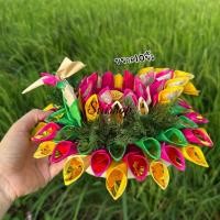 ราคา กระทงใบลาน กระทงหงส์ (ขนาด10นิ้ว) (40975242968)