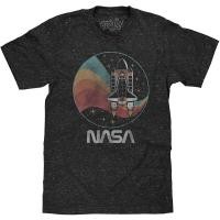 ราคา TEE Luv Men's NASA Space SHUTTLE shirt-NASA Worm LOGO Stars T-Shirt (23033145304)
