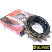 ราคา Freewheel Jangkiri 1 ความเร็วเซลเซียส 16T 16 T เกียร์เดี่ยวเกียร์จักรยานด้านหลัง Bmx Mini MTB Racing Road Bike Hard Loud Bmx Fixie Racing MTB (24597166677)