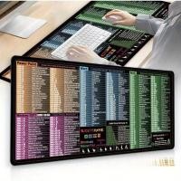 ราคา แผ่นรองเมาส์ปุ่มลัดขนาดใหญ่พิเศษ เสื่อโต๊ะสําหรับ Excel/Word/PowerPoint/Windows ปุ่มลัด – Excel Cheat Sheet Desk Pad, Computer Mousepad – Gaming, Office, COD (41328262370)