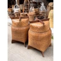 ราคา กระติ๊บข้าวเหนียว กล่องข้าวสูง 26 นิ้ว กระติ๊บข้าวหลวง /ขนาดใหญ่ กล่องข้าวโชว์ งานสานโชว์ ตกแต่งร้านอาหาร (53453073596)