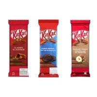 ราคา คิทแคท คลาสสิกแท็บเล็ตบาร์ (Milk chocolate, Hazelnut crunch, Cookie crumble) 120 กรัม | KitKat Classic Tablet Bar 120g. (54105608423)