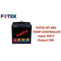 ราคา Fotek NT-48V Temperature Controller input 220V output ssr 20ma/12v (28312629550)