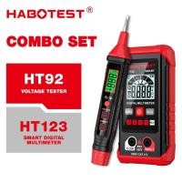 ราคา Habotest HT92 HT123 มัลติมิเตอร์แบบดิจิตอล 600V AC/DC 4000 นับสมาร์ทมัลติมิเตอร์ปากกามัลติมิเตอร์เครื่องทดสอบแรงดันไฟฟ้าสําหรับวัด AC โวลต์มิเตอร์ความต้านทานไดโอด Capacitanc มัลติมิเตอร์ (26359919759)