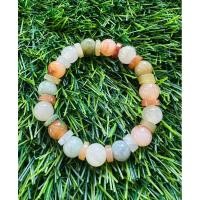 ราคา พร้อมส่งสร้อยข้อมือหินหยกสีต่างๆ สีธรรมชาติ 100% ขนาด 10 มิล เส้นผ่านศูนย์กลางสร้อย 60 มิล (29622169626)
