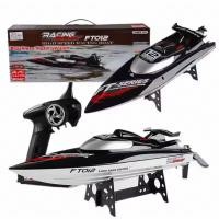 ราคา (สินค้าในไทย) เรือบังคับ ft012 ชุดพร้อมเล่น บลัสเลส ความเร็ว 45km/h (27793164373)