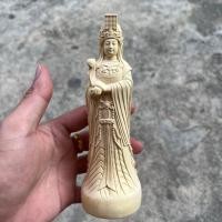 ราคา กล่อง Boxwood แกะสลัก Mazu Heavenly Queen Goddess รูปปั้นห้องนั่งเล่นในครัวเรือนบูชาเครื่องประดับไม้เนื้อแข็งวัดงานฝีมือสไตล์เดียวกัน (41978571024)