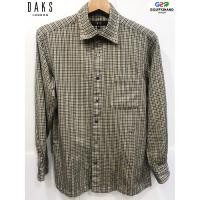ราคา DAKS LONDON แท้ เสื้อเชิ๊ตแขนยาวลายสปอต (2257067978)