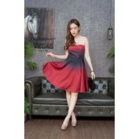 ราคา ❤❤ชุดเดรสออกงานสีแดง เกาหลีสุด ๆ##งานป้าย##พร้อมส่ง❤❤ (15816559505)