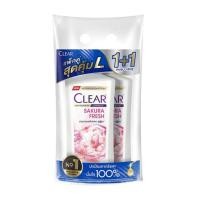 ราคา เคลียร์ แชมพูขจัดรังแค สูตรซากุระ เฟรช 350 มล. x 1+1 (57354677857)