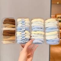 ราคา ชุด 20 แฟชั่นเกาหลีเกลือทะเลสีฟ้าเชือกผมผู้หญิงผมหางม้าสูงผูกยางรัดผมยางรัดผมเครื่องประดับผม (28525694829)