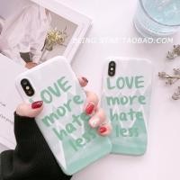 ราคา พร้อมส่งจากไทยเคสไอโฟนเคส Love more เขียว i6,6s,6+,6s+,7,7+,8,8+,X (1081471302)