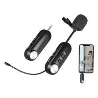 ราคา ไมค์ไลฟ์สด ไมค์หนีบเสื้อ ไมค์หนีบปกเสื้อไร้สายWIRELESS Microphone ไมค์สัมภาษณ์ ไมค์บันทึกเสียง ไมค์อัดเสียงรุ่น T-17 C (3746758260)