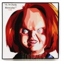 ราคา Chucky #1 ชัคกี้ ตุ๊กตาผีสิง ตุ๊กตาฆาตกร รูปภาพ​ติด​ผนัง​ pop art ตุ๊กตา แต่งบ้าน ของขวัญ กรอบรูป รูปภาพ ของสะสม (3165412114)