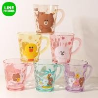 ราคา Line Friends Cony Brown Sally การ์ตูนเด็ก Gargle Water ดื่มถ้วยพลาสติก (44176893731)