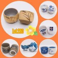 ราคา Lot.260 ถ้วยน้ำชาญี่ปุ่น จอกสาเกญี่ปุ่น(Setคู่2ใบ) ราคาถูก#ญี่ปุ่นมือสอง (10797781521)