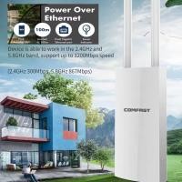 ราคา Comcast WIFI Access Point 2.4/5GHz 300Mbps WiFi Extender เสาอากาศ High Power Gigabit AP WiFi Repeater ระยะไกล (43814129230)