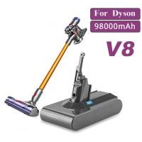 ราคา Dyson V8 21.6V 98000mAh แบตเตอรี่ทดแทนสำหรับ Dyson V8 Absolute Cord-Free เครื่องดูดฝุ่นเครื่องดูดฝุ่นแบบใช้มือถือ Dyson (21943848758)
