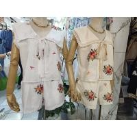 ราคา ชุดเซตคอปก งานปักดอกไม้ ป้ายHeaha (18990624146)