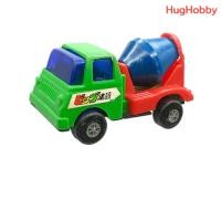ราคา [มือ2] งานเก่าญี่ปุ่น รถของเล่น รถโม่ปูน รถผสมปูน พลาสติก สีเขียว/แดง ขนาด 10.5cm (24696155222)