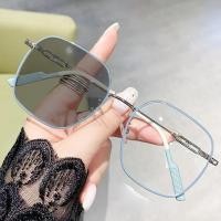 ราคา Photochromic Anti-Blue Light แว่นตาหญิง Little Red Book Influencer กรอบใหญ่ธรรมดากรอบแว่นตา Anti Blue Light Photochromic 282 (24733784604)