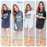 ราคา เดรสเชิ้ตลายริ้ว (2467839)