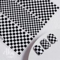 ราคา [SESAME] Aha สติ๊กเกอร์กาวแต่งเล็บ ins Checkerboard ลายสก๊อตสติ๊กเกอร์ติดเล็บสติ๊กเกอร์ติดเล็บอุปกรณ์แต่งเล็บสติ๊กเกอร์ติดแต่งเล็บสติ๊กเกอร์ติดเล็บ (49206561757)