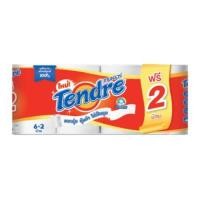 ราคา เทนเดอร์ (Tendre) กระดาษชำระ 6+2 ม้วน (29177392605)