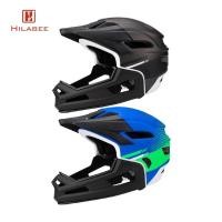ราคา HILABEE จักรยานหมวกกันน็อคปรับ BMX ผู้หญิงผู้ชายสเก็ตบอร์ดหมวกกันน็อคจักรยานแบบเต็มหน้า (24794132879)