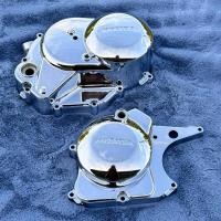 ราคา ฝาครอบแคร้งเทน่านิว4เกียร์แท้ชุบโครเมี่ยม ราคาต่อคู่ Honda เทน่า110 (20184714057)