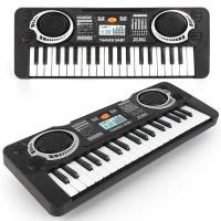 ราคา 37 คีย์ ไฟฟ้าคีย์บอร์ด เปียโนคีย์บอร์ด piano keyboard ปุ่มสำหรับเด็กเริ่มต้นใช้งาน แบบมัลติฟังก์ชั่น สอนเล่นคีย์บอร์ด (40851825556)