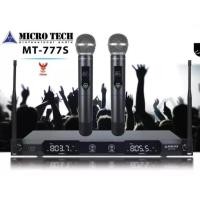 ราคา MICRO TECH MT-777S ไมโครโฟนไร้สาย UHF (เปลี่ยนความถี่ได้) (21910510280)